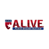 ALIVE logo with white background